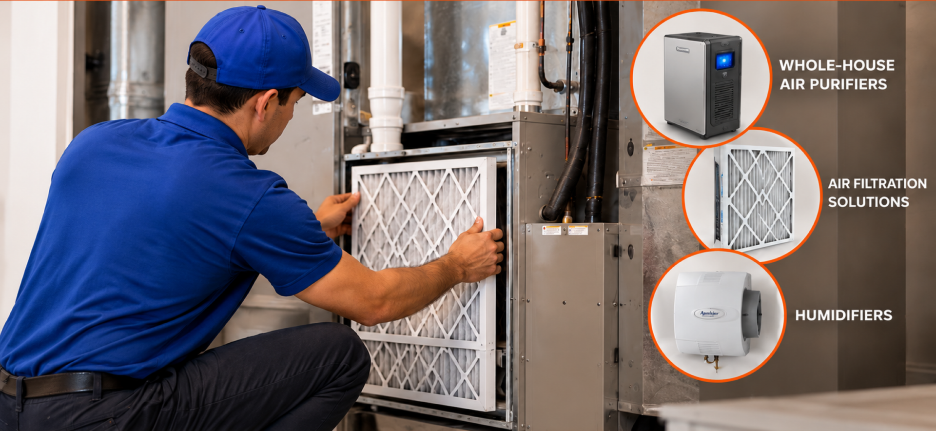 HVAC Technician Air Quality Solutions.